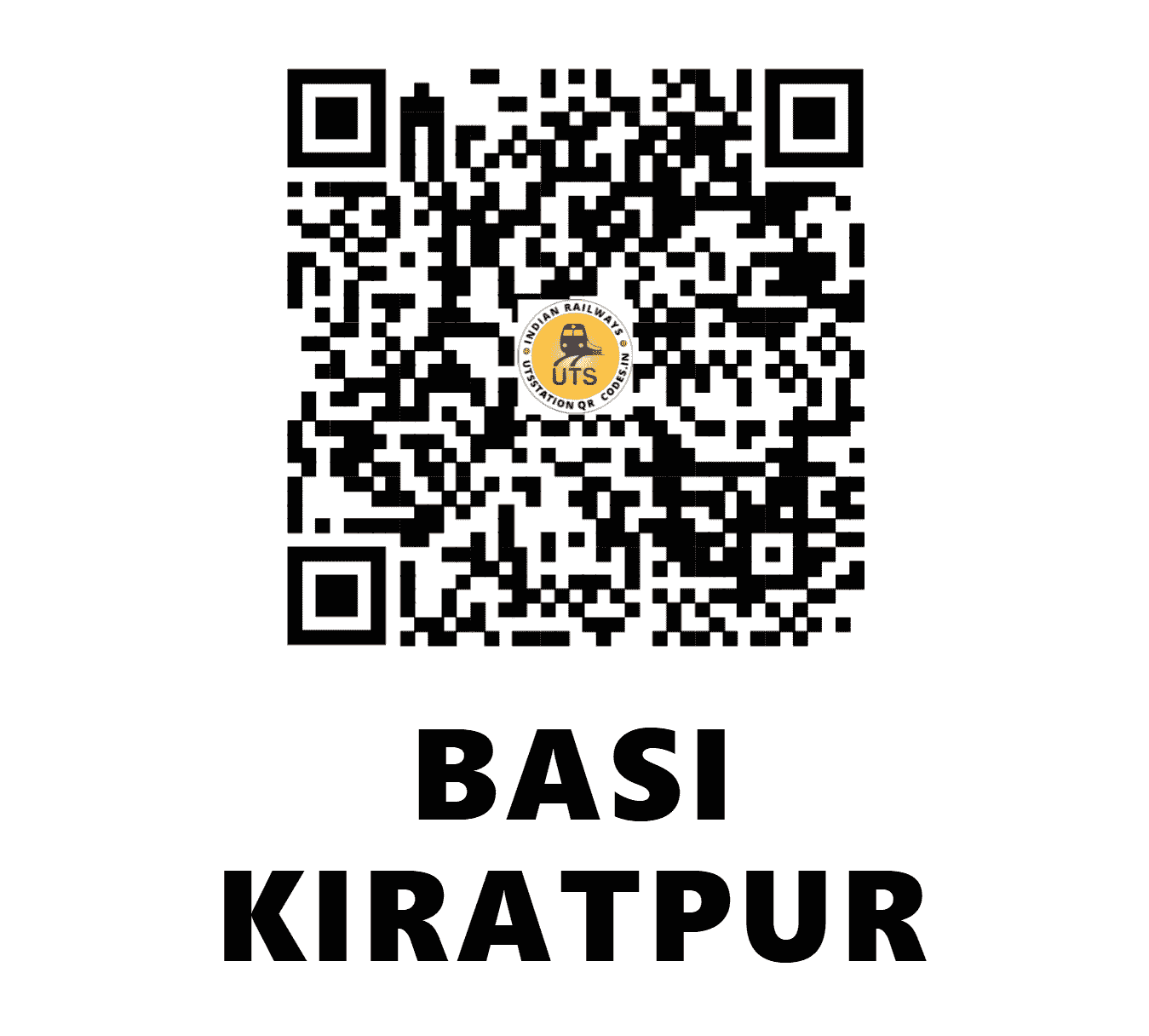 UTS QR Code for BASI KIRATPUR - BSKR - NR (UTTAR PRADESH)